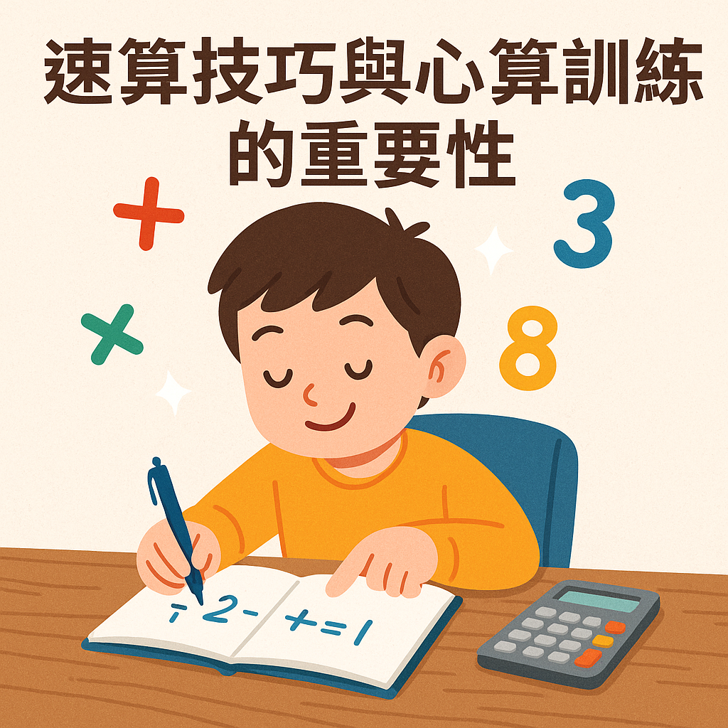 台中數學補習班首席資優速算心算訓練全攻略 - 孔夫子教育集團