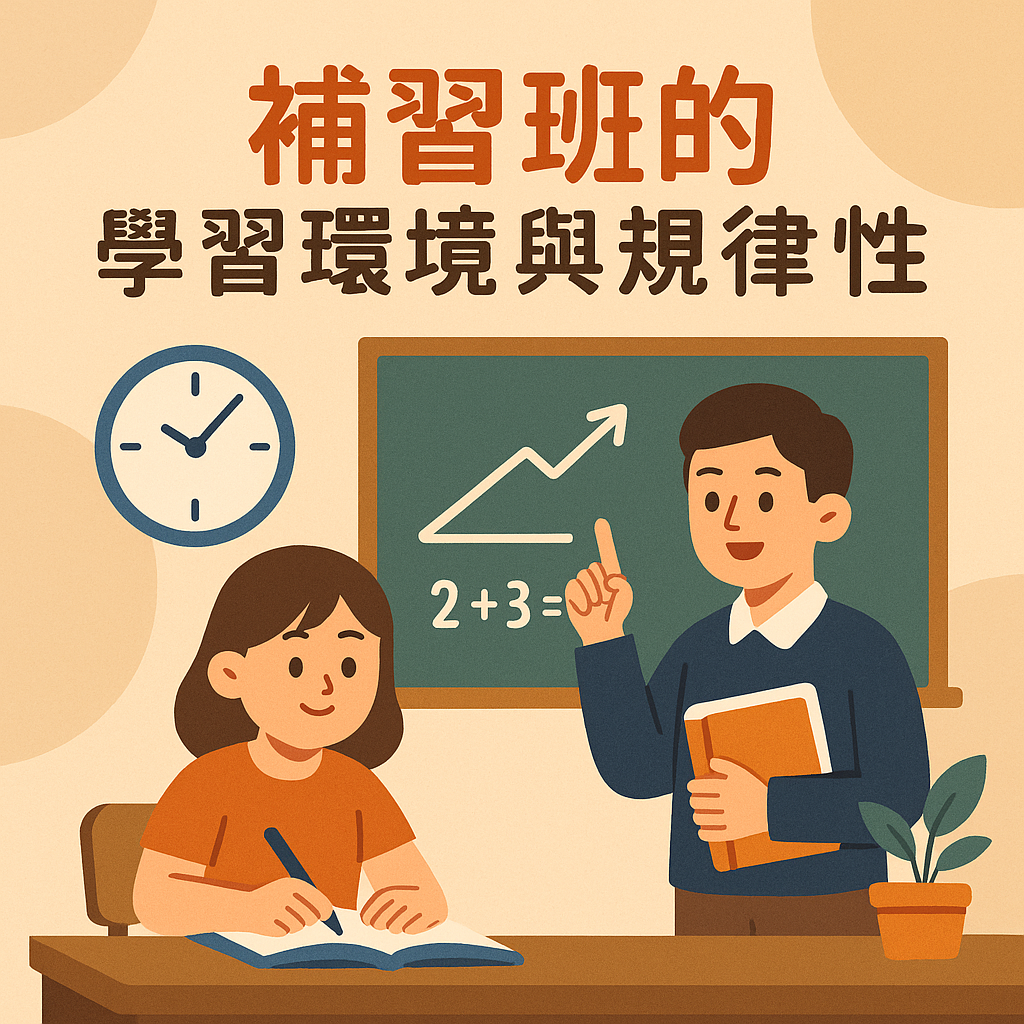 ChatGPT Image 2025年5月27日 下午06_07_55 補習班的學習環境與規律性