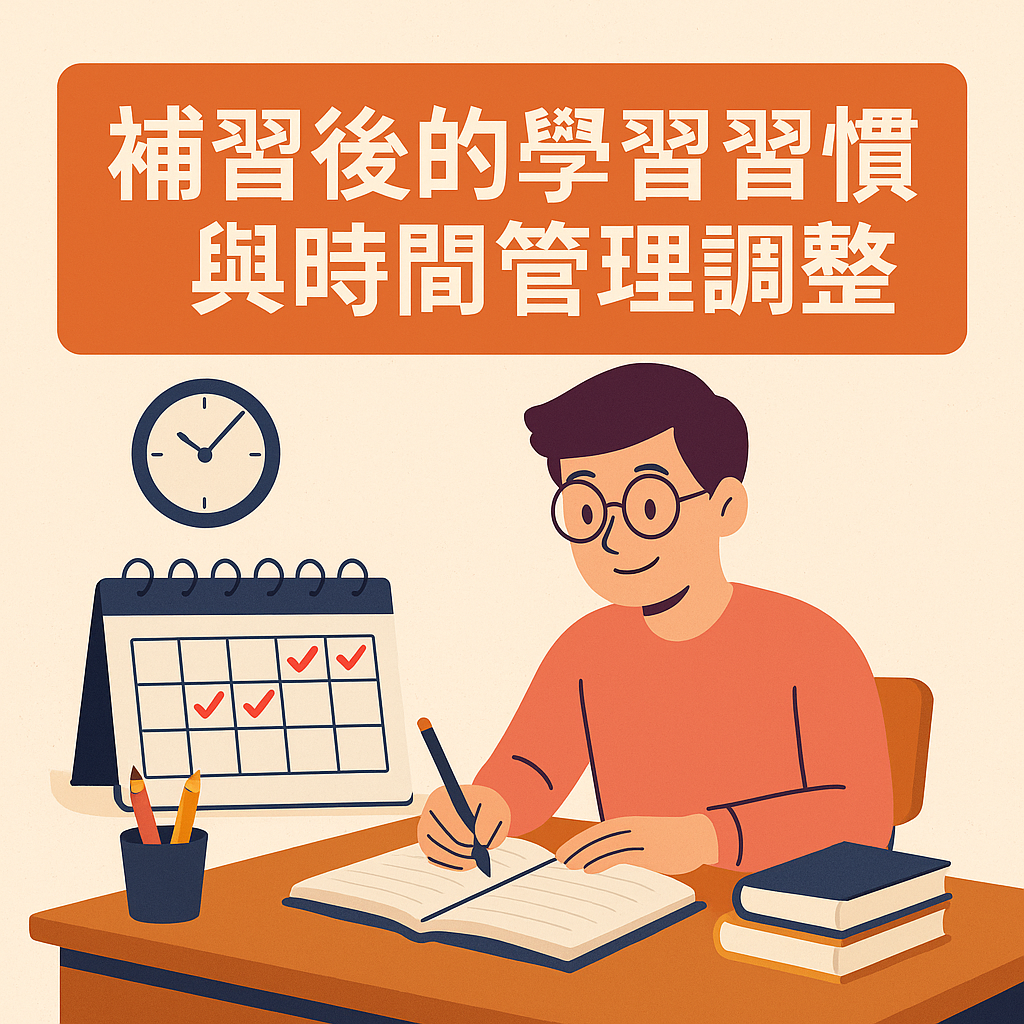 ChatGPT Image 2025年5月27日 下午08_03_31 補習後的學習習慣與時間管理調整