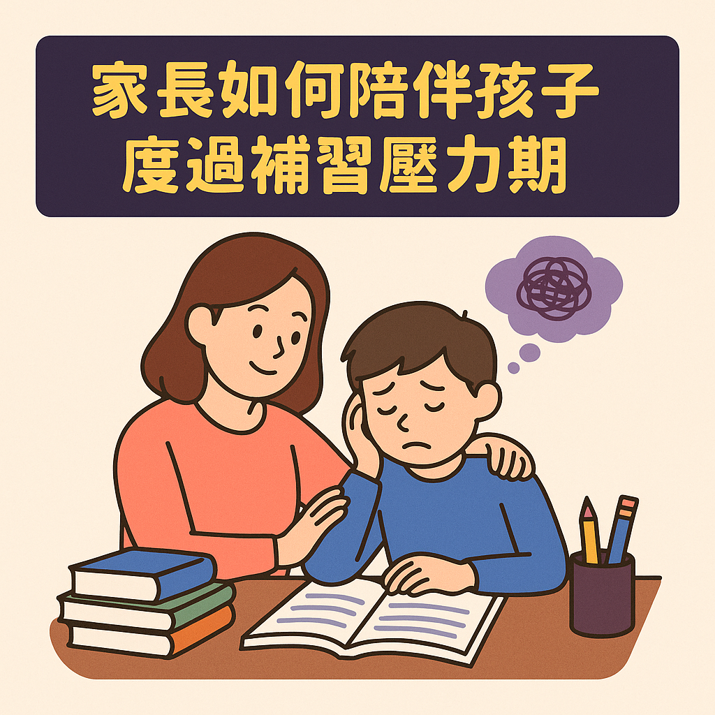 ChatGPT Image 2025年5月27日 下午08_09_38 家長如何陪伴孩子度過補習壓力期