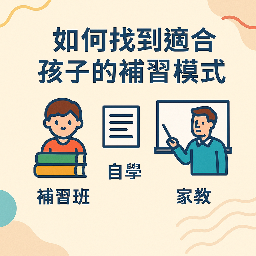 ChatGPT Image 2025年5月27日 下午08_23_04 如何找到適合孩子的補習模式