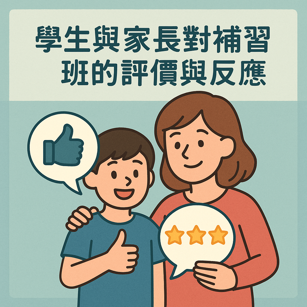 ChatGPT Image 2025年5月27日 下午08_30_34 學生與家長對補習班的評價與反應