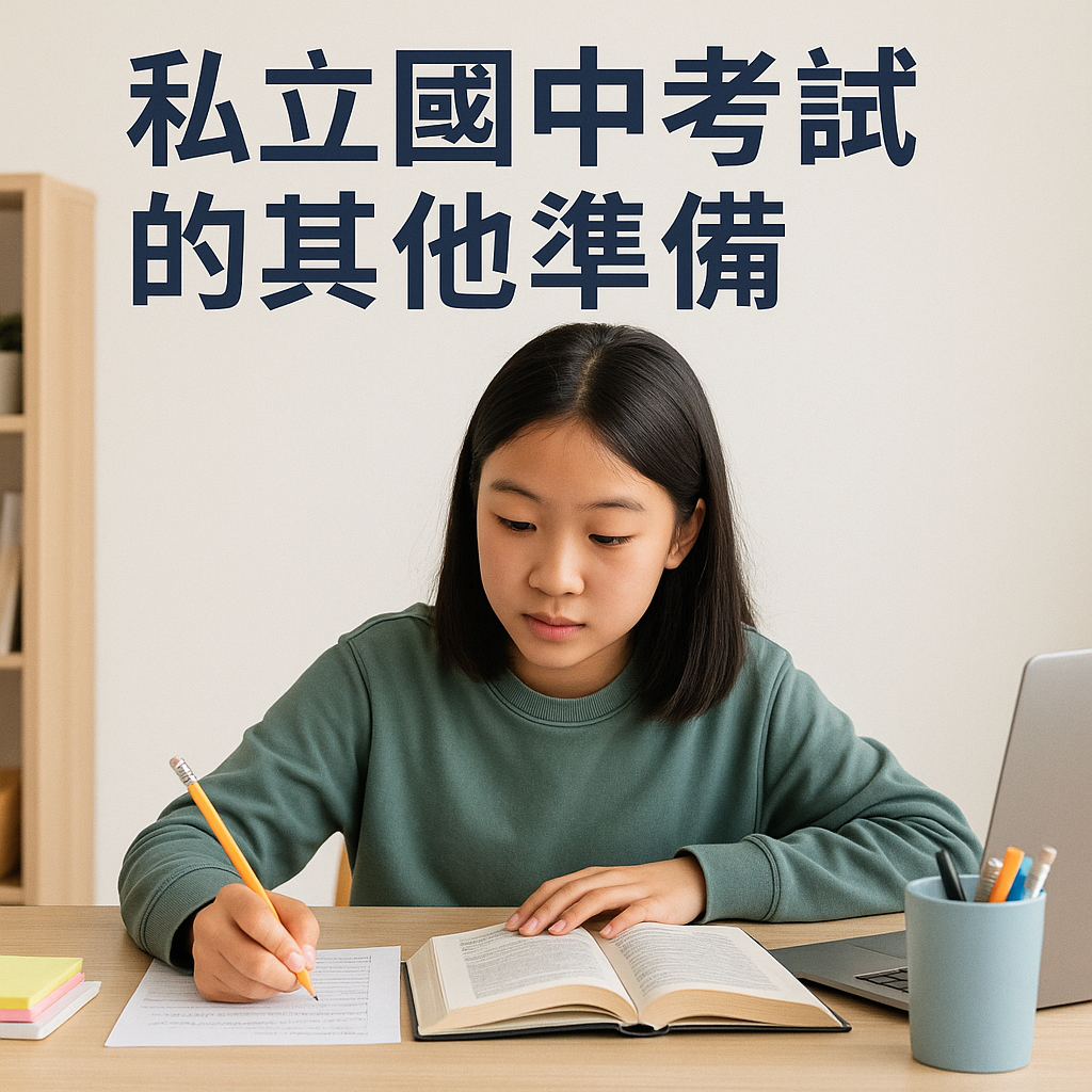 私立國中考試的其他準備 台中數學補習班升私中考試全攻略首席資優數學補習班解析三大關鍵